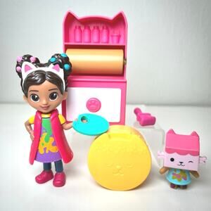 Gabby's Dollhouse Cat-tivity Pack Art Studio Toy Set Complete Spin Master
